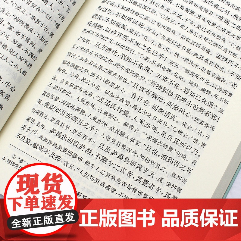 庄子集解 子海精华编 清代庄子研究的重要成果整理本 底本选择合理 研究者可以利用的很好版本 凤凰出版社店 正版高清大图