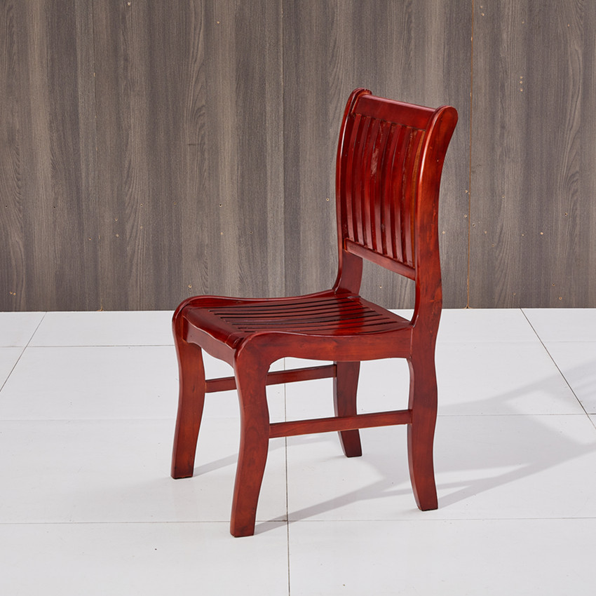 质凡会议室会议椅培训椅实木职员办公椅会客椅 橡木款高清大图