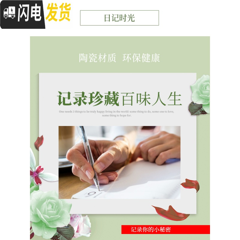 三维工匠陶瓷猪大号存钱罐生日女只进不出储钱储蓄罐可存可取孩 蓝色8寸只进不出礼盒