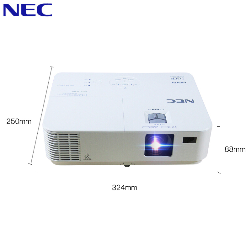 NEC CR3126 投影仪（3200流明 支持蓝光 10.7亿色色彩还原）