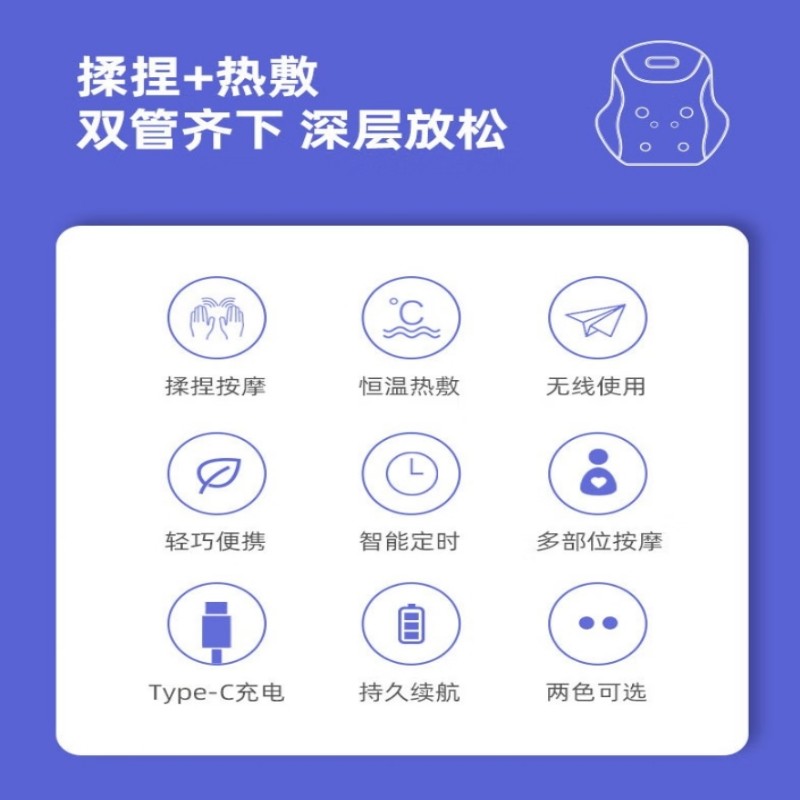 践程 多功能腰部按摩靠垫R3高清大图
