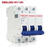[官方旗舰店]德力西小型断路器 HDBE-63 C型 3P 40A 家居用空气开关