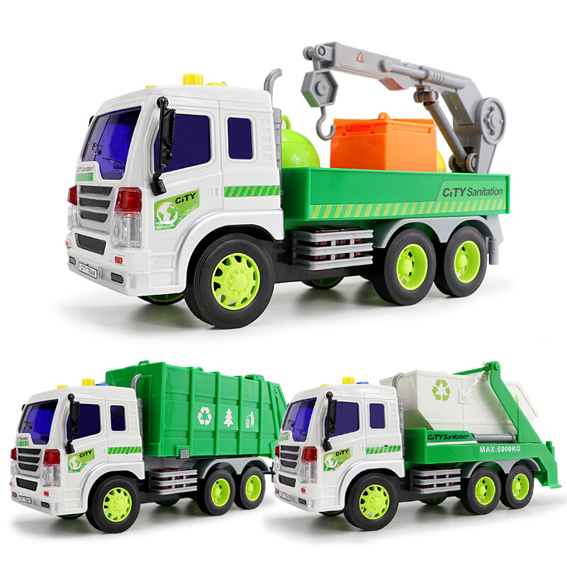 儿童大号玩具仿真扫地车道路清扫车环卫清洁车垃圾车男孩玩具车 环卫
