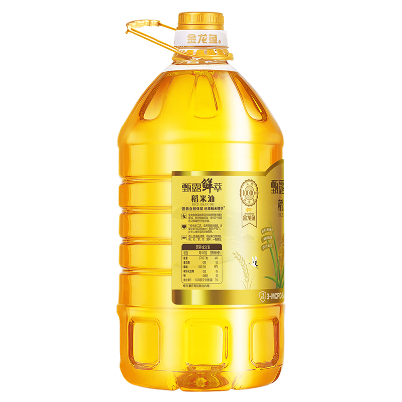 金龙鱼甄露鲜萃 稻米油4L高清大图