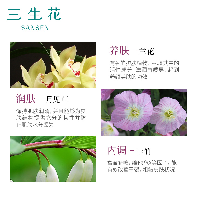 百雀羚三生花 乳液 补水保湿 青春紧弹焕采凝乳70ml (提拉紧致)高清大图