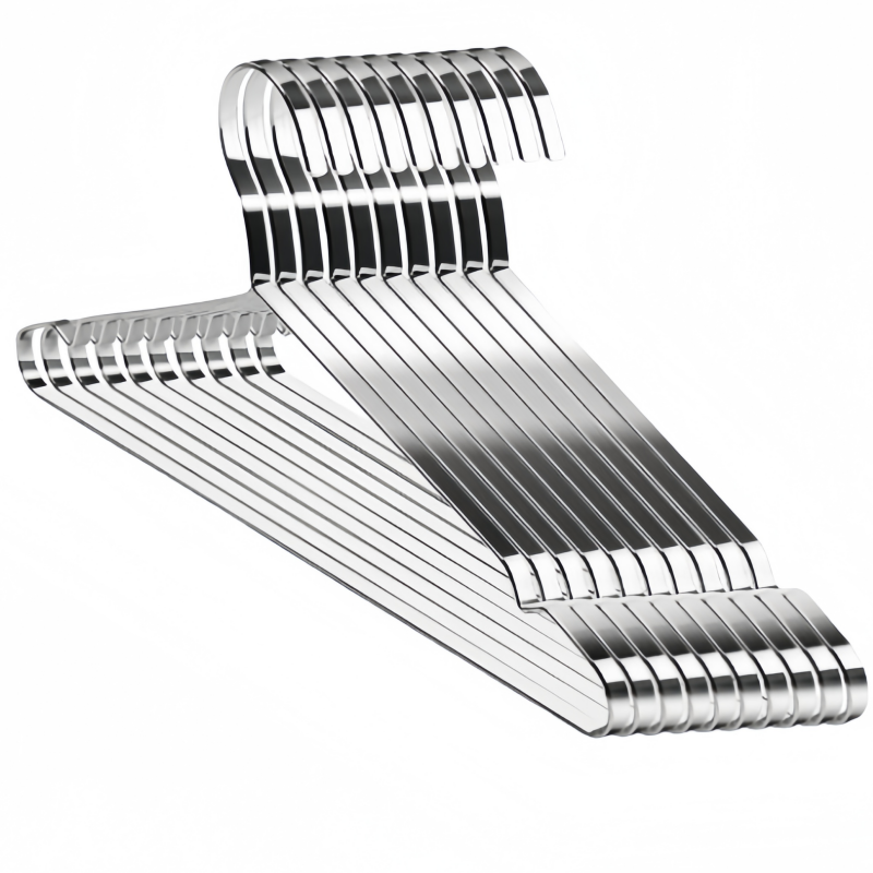 依韵珂不锈钢衣架42*0.8cm10个组高清大图