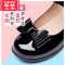 可莉允新款女童黑色皮鞋舞蹈演出表演十岁公主鞋小8-12儿童学生软底运动休闲鞋