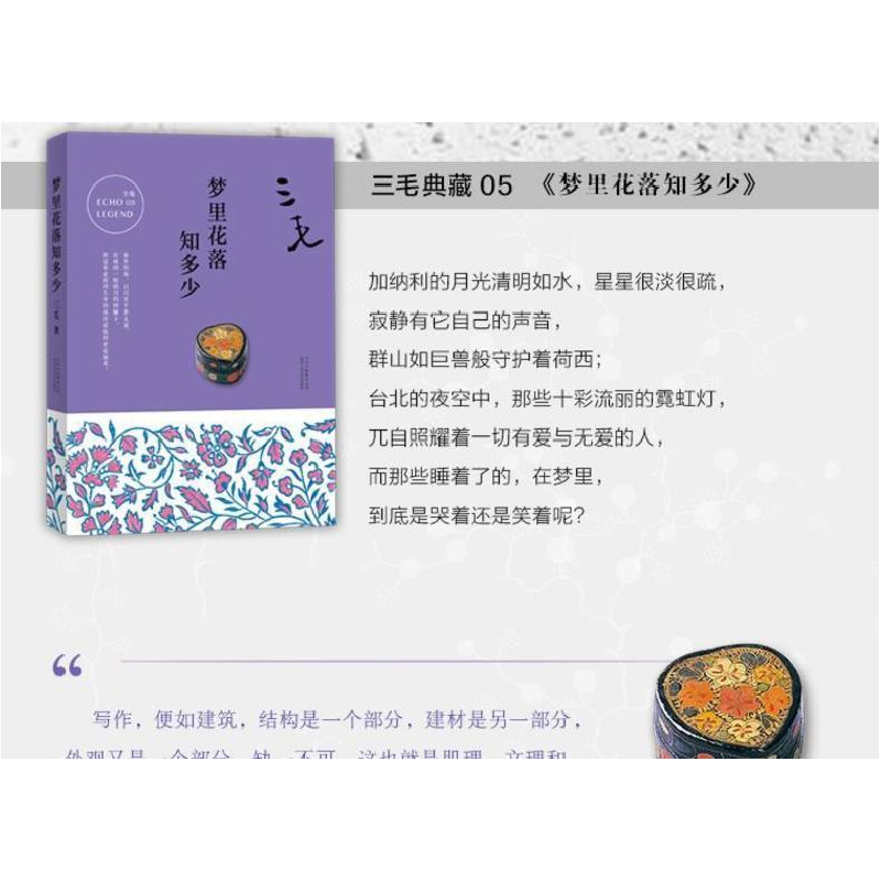 正版新书]梦里花落知多少三毛 著 著9787530214800高清大图