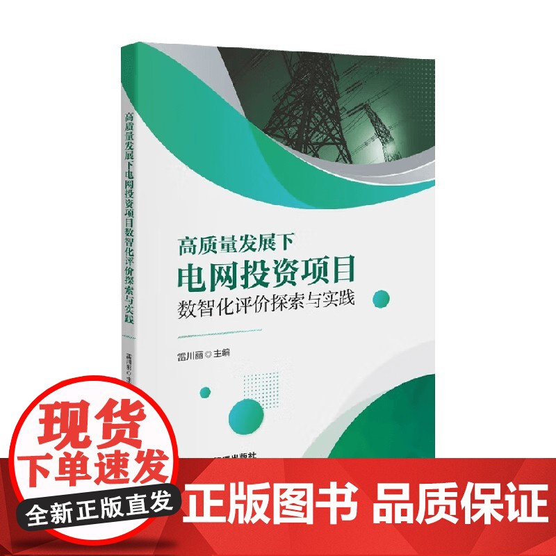 高质量发展下电网投资项目数智化评价探索与实践 雷川丽 编 经济高清大图
