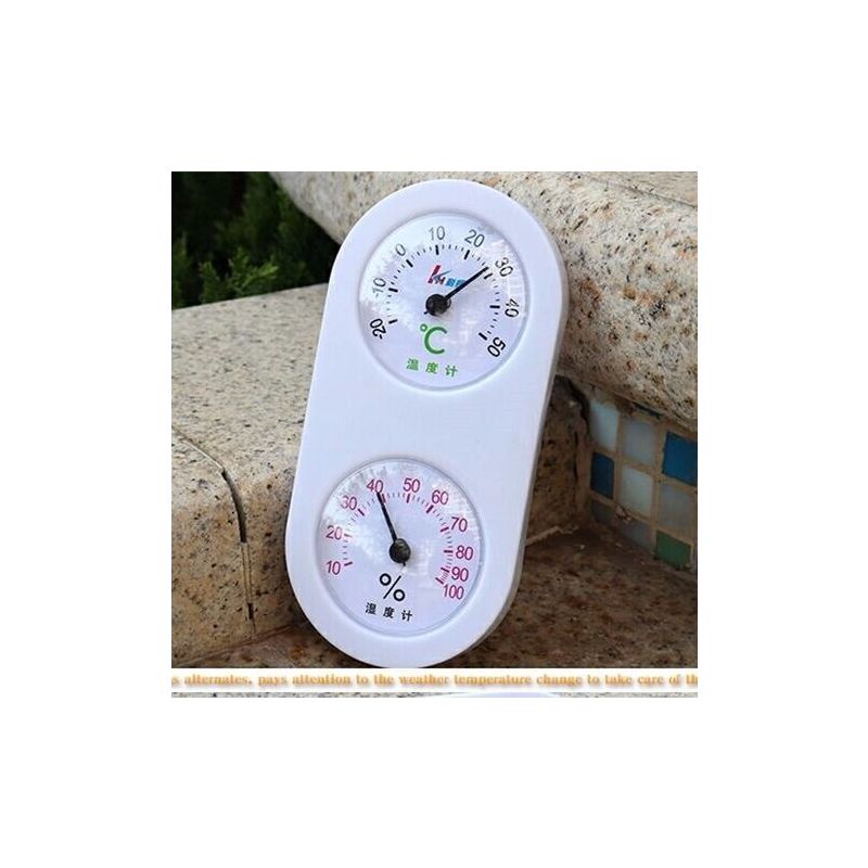 温度计温度计家用室内温度计婴儿房温湿度表鸡舍大棚蔬菜大棚|白色357款 买2送2[发4件]