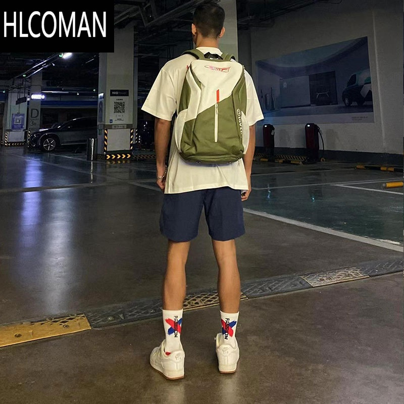 HLCOMAN美式短裤男夏季休闲四分不过膝梭织速干透气跑步运动裤训练篮球裤