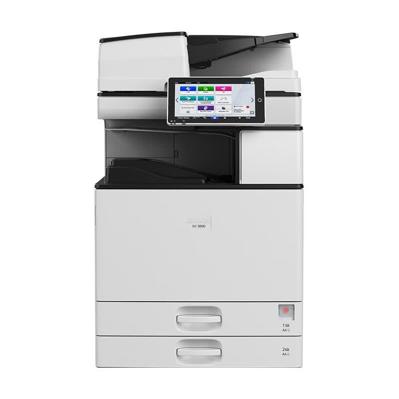 理光(Ricoh)IM 3000 A3黑白激光数码复合机 标配含双面输稿器+双纸盒+内置装订(计价单位:台)高清大图