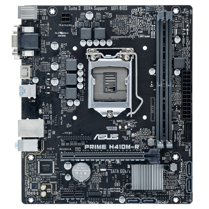 华硕(asus)大师系列 prime h410m-r m-atx主板 lga 1200接口 台式机