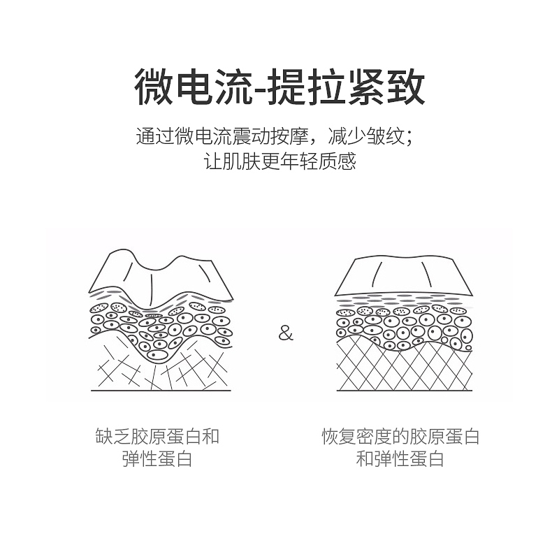 日本 瑞莎(MARASIL)小海豚面脸部按摩器提拉塑形紧致焕活眼周紧致祛皱淡化细纹EMS/微电流美容仪24K镀金
