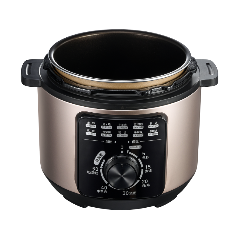 美的(Midea) MY-E4403电压力锅 家用旋钮款机械式开盖煮4L升电高压锅高清大图