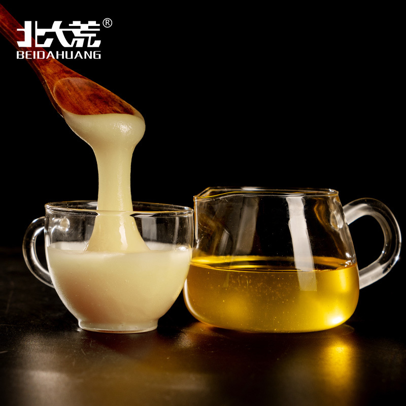 北大荒 东北黑蜂纯蜂蜜 椴树成熟蜜蜂蜜礼盒装1000g压榨蜂蜜玻璃瓶礼物公司团购礼品送礼
