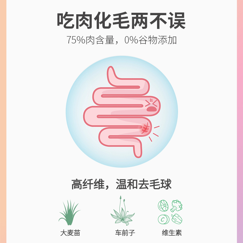 麦富迪小橙帽猫咪冻干猫草片60g成幼猫化毛膏温和排毛去毛吐毛球