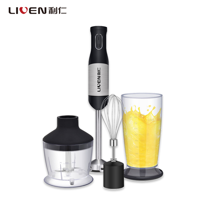 利仁(Liven)搅拌机LLJ-W501 手持搅拌器手持电动料理棒 不锈钢机身 多功能家用宝宝辅食机 小型料理机 按键式