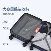 爱华仕行李箱20英寸男小型拉杆箱女万向轮登机箱旅行箱轻便密码箱