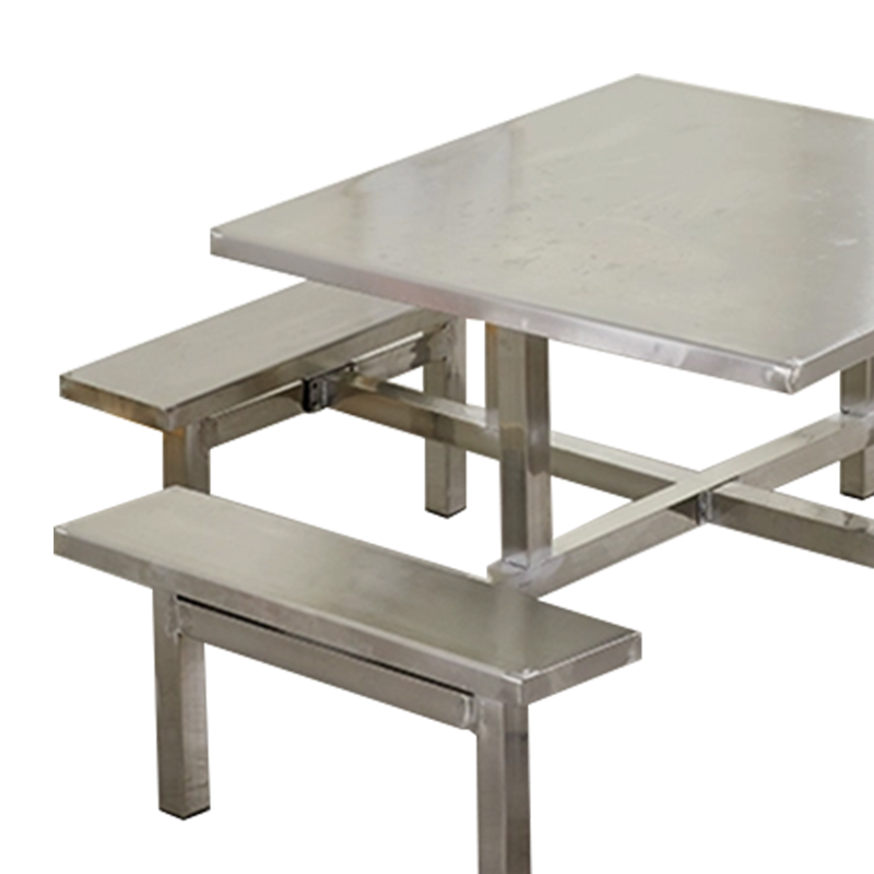 合祥源 连体餐桌椅组合 1000*1000*750mm QX-CZ25 单位:张高清大图