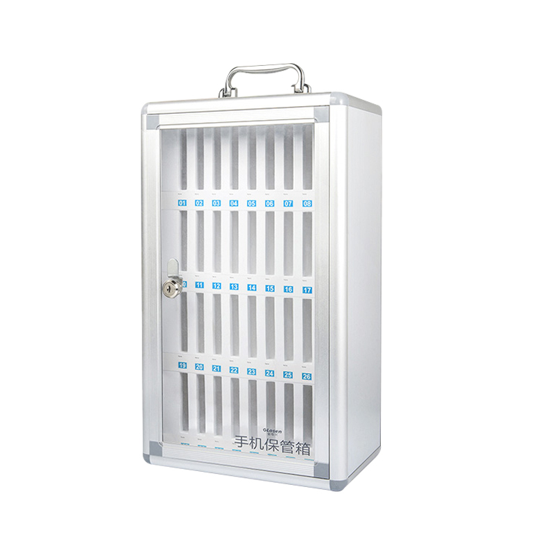 悦山手机存放柜保管箱透明带锁挂墙学生员工收纳盒子36位290*190*500mm个YSOA5JLX05-36