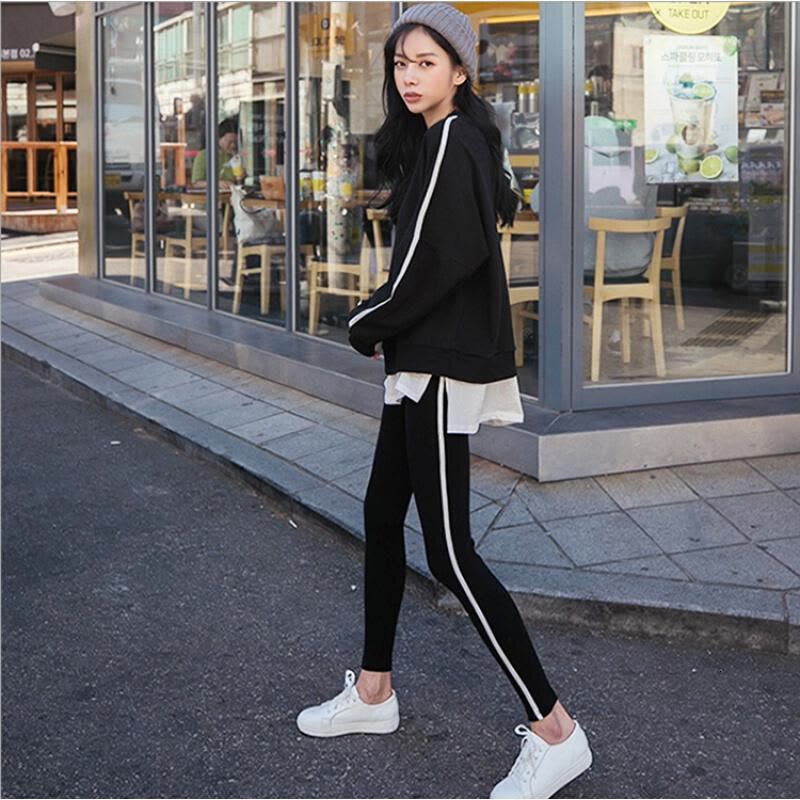 迪鲁奥(DILUAO)LYL 孕妇装套装秋季卫衣两件套新款时尚孕妇运动套装孕妇卫衣+托腹裤两件套B762-48图片