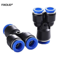 FIXOLID 气管快速接头Y型变径三通接头 PW14-12-12 个