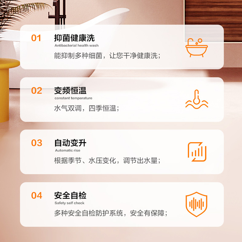 苏泊尔(SUPOR)13升家用燃气热水器JSQ25-13R-NK39(天然气)智能变升±0.5℃恒温芯低压启动节能省气高清大图
