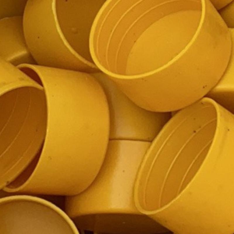 白色50个48脚手架钢管堵头钢筋保护套帽塑料帽钢管护套钢管保护帽扣件