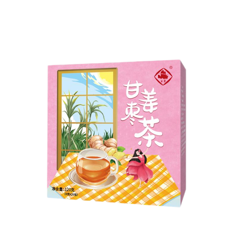崟露甘姜枣茶120克盒(6g*20包)高清大图