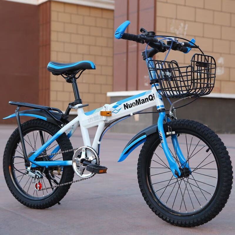 折叠变速自行车182022寸男女童814岁学生款高清大图