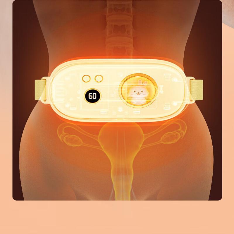 美仕达(Misida)大姨妈神器暖腹腰带按摩痛经仪圣诞生日礼物女生送女友可爱 MS-L06 粉色 按键款高清大图