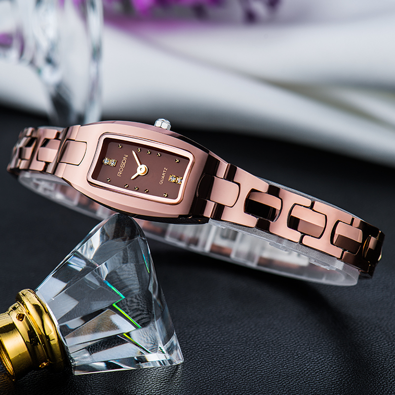 劳士顿rosdn正品手表石英表时尚商务休闲潮流女士正品国产手链式轻奢