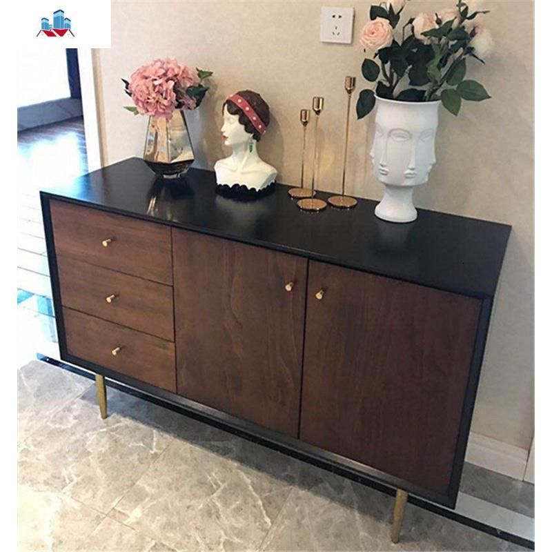 北欧实木餐边柜简约现代厅储物柜收纳长条柜茶水柜客厅玄关边柜泰空仓