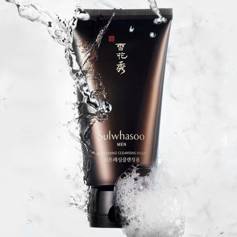 雪花秀(Sulwhasoo)男士清爽洁面乳150ml 深层清洁洗面奶补水