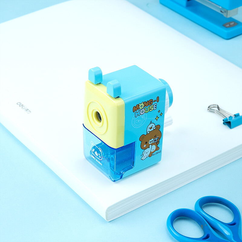 得力(deli) 0642削笔机(蓝色)高清大图