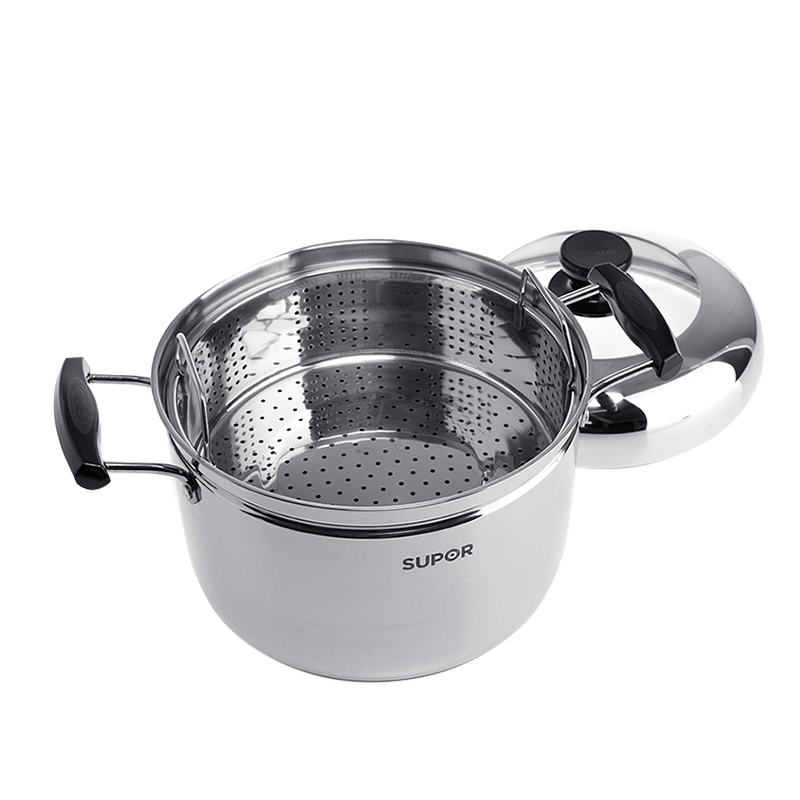 苏泊尔蒸滋味蒸煮多用锅24cm