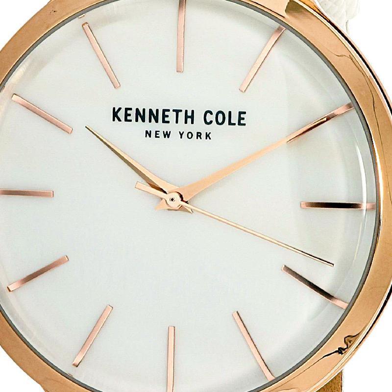 凯尼斯柯尔,Kenneth Cole欧美品牌女士石英表时尚简约贝母表盘KC皮带女表防水腕表KC15056001