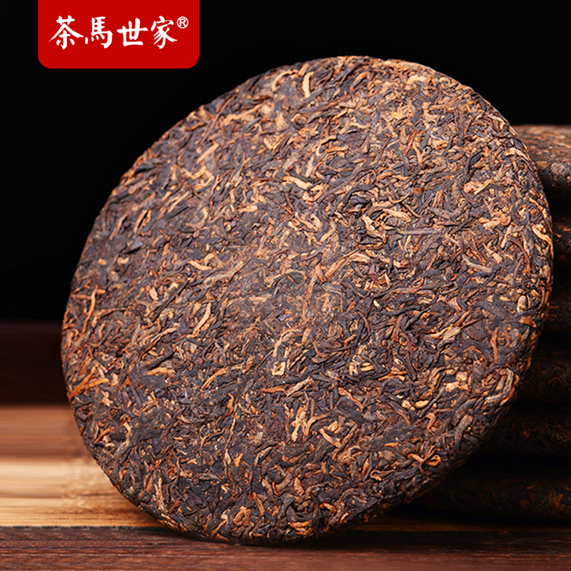 茶馬世家 远桥(易武刮风寨 )普洱熟茶饼礼盒装357g高清大图