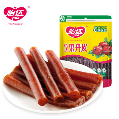 怡达果丹皮500g*2 山楂条山楂卷散装蜜饯果糕脯小时候老式零食山楂