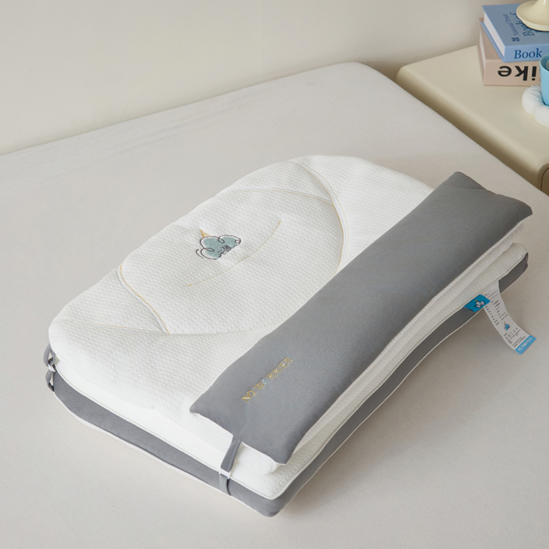 雅鹿家纺云颈二合一牵引枕护颈枕芯高清大图