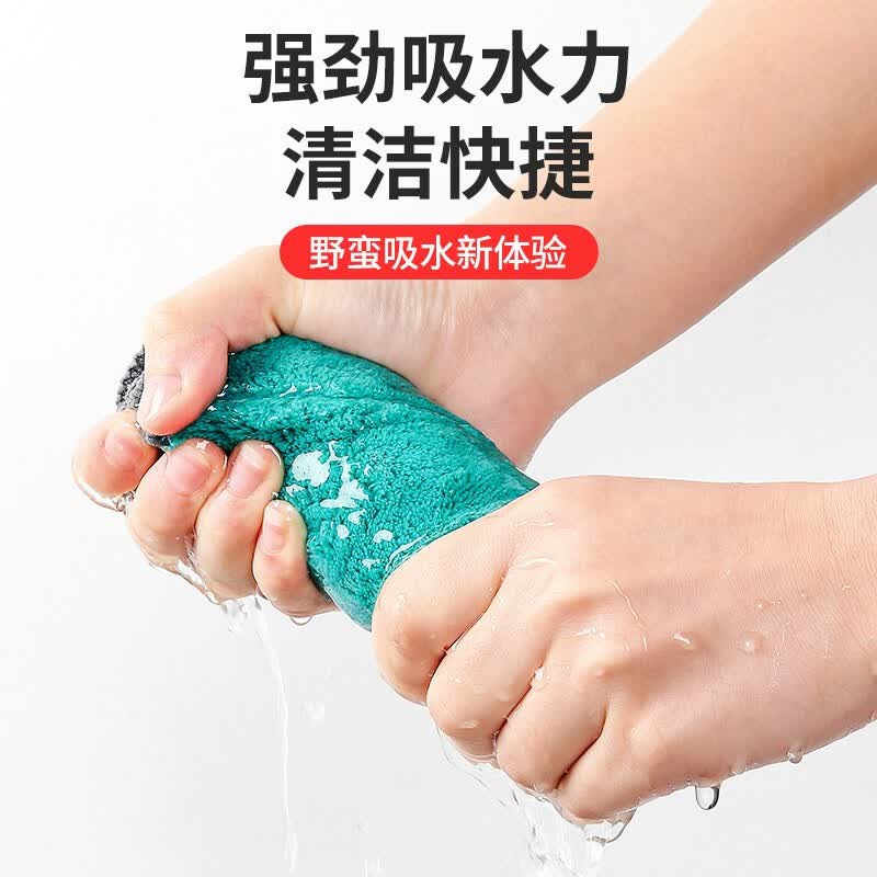 得力 AB面抹布30*40 单块装