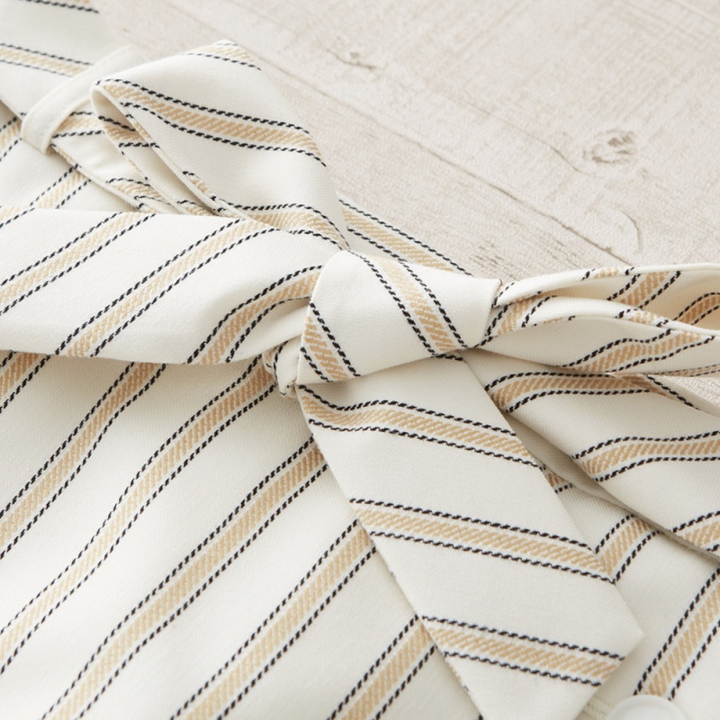 [2件2折价:39]美特斯邦威半裙女轻薄条纹搭片梭织女士半身裙高清大图