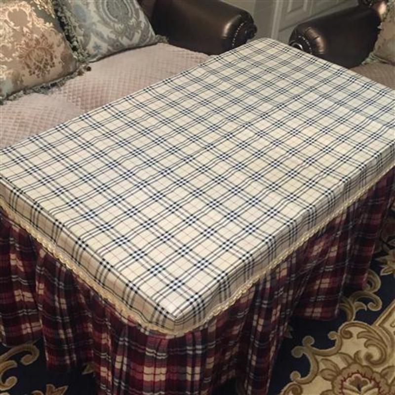 浅色小花 55*55 四方桌布防水正方形家用小桌布防水防烫防油免洗家用