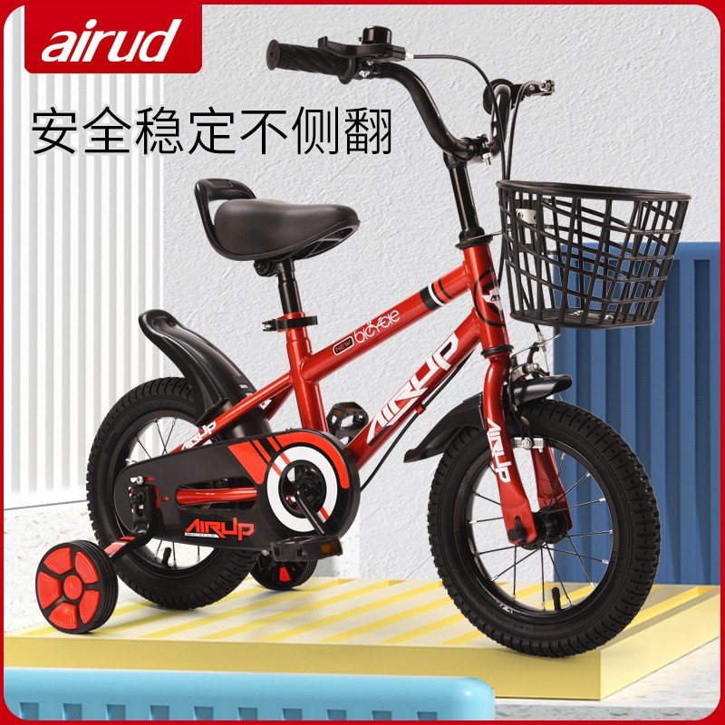 airud儿童12寸自行车CT01-1602红色