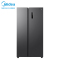 美的(Midea)607升对开门家用冰箱一级能效双变频风冷净味大容量BCD-607WKPZM(E)