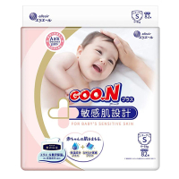 GOO.N 大王敏感肌 宝宝保湿尿不湿纸尿裤S82
