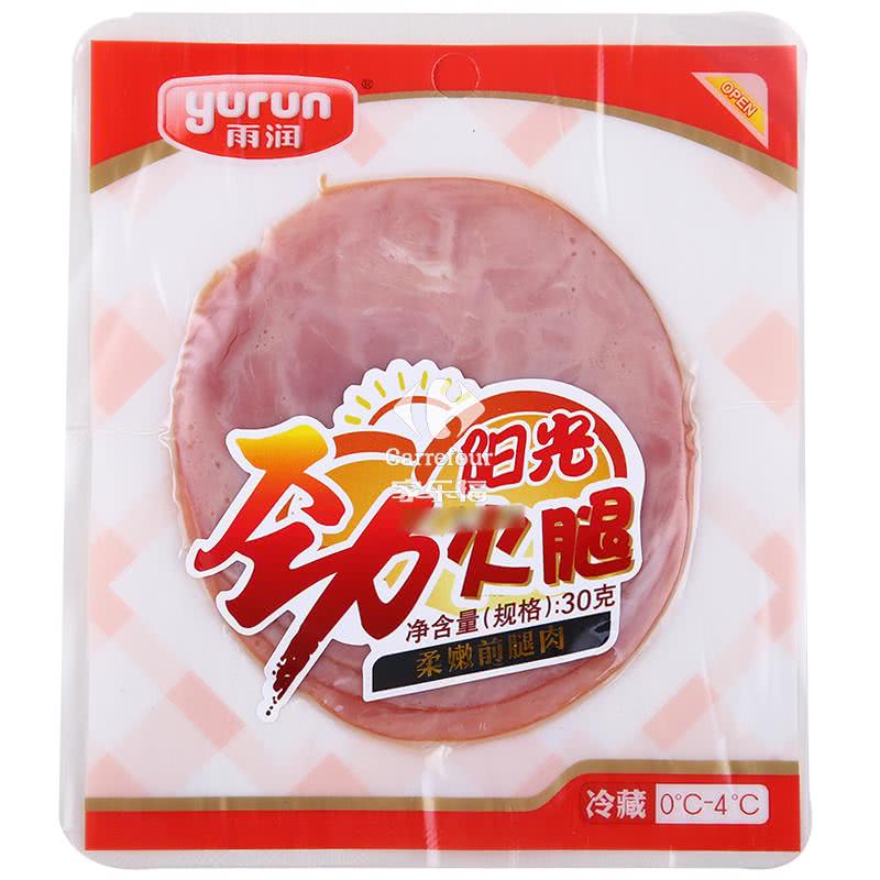 雨润早餐猪肉火腿切片30g