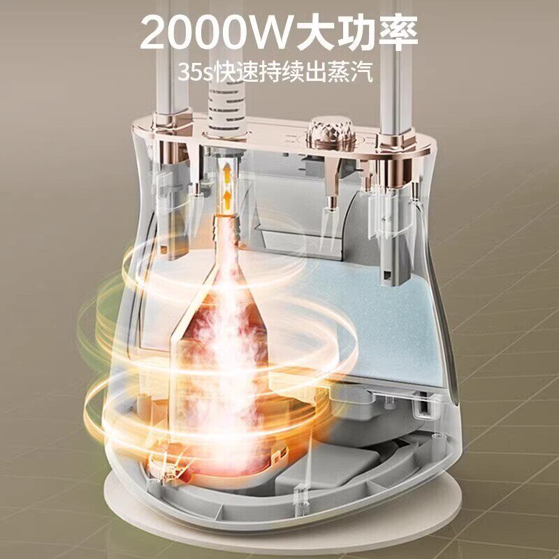 苏泊尔SUPOR蒸汽熨烫机大蒸汽速熨护衣除菌家用立式设计轻便操作挂烫机 GU-401C高清大图