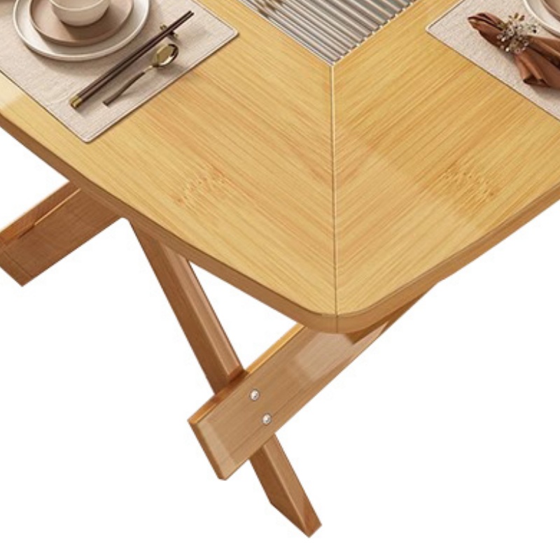 宜掌柜 折叠餐桌 77*77*75cm 张高清大图